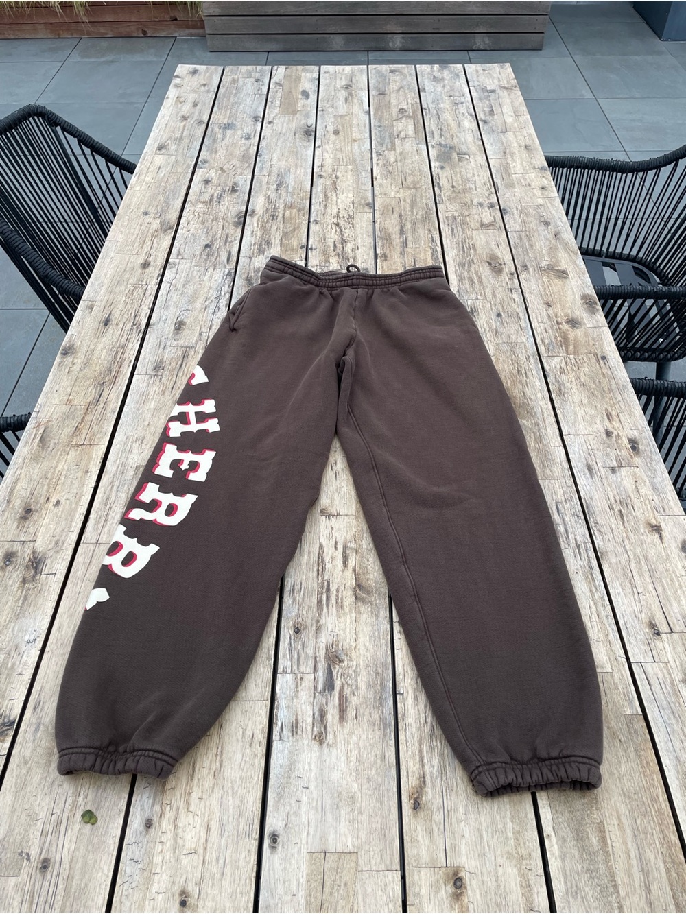 Cherry LA Brown Joggers | Size Large